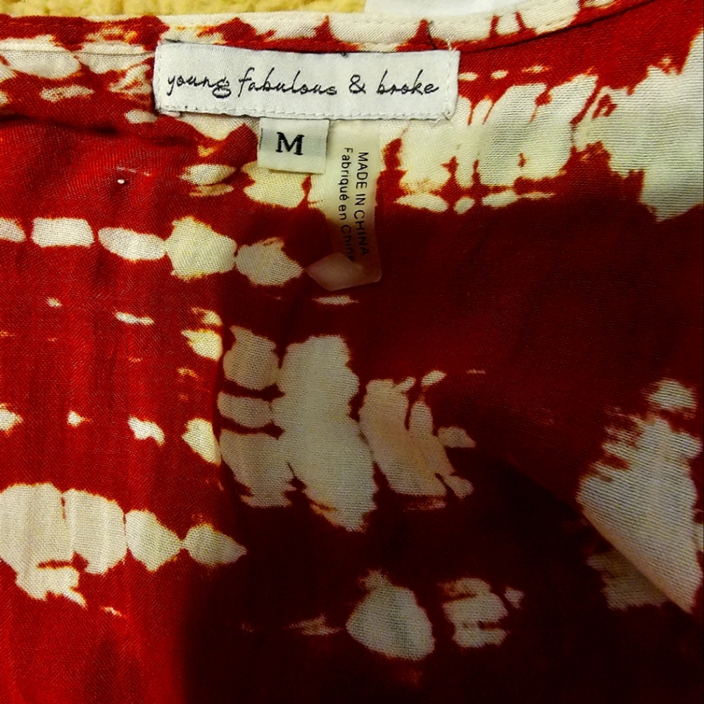 Young Fabulous &Broke high low midi dress